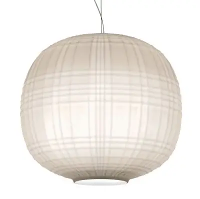 Lampa Wisząca Tartan Biała Foscarini