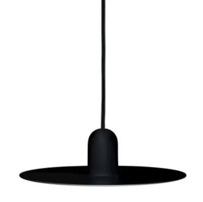 LAMPA WISZĄCA Flachmann czarna bolia