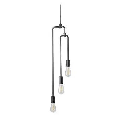 LAMPA WISZCA piper 3 ramienna czarna bolia