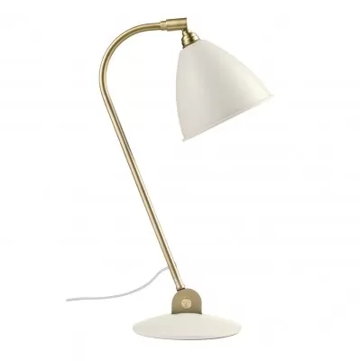 LAMPA STOŁOWA BESTLITE BL 2 BRASS BIAŁA GUBI