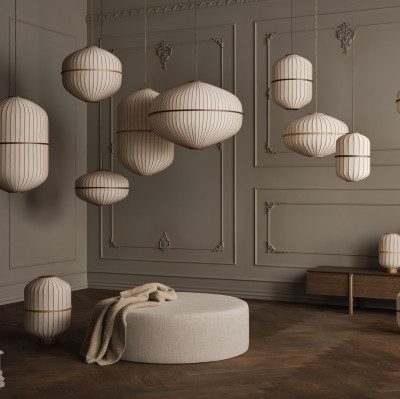 Lampa podłogowa Lucen dąb olejowany Bolia