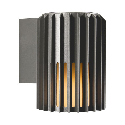 Lampa ścienna do ogrodu Aludra antracytowa