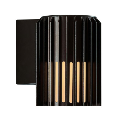 Lampa ścienna do ogrodu Aludra czarna
