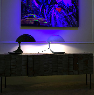 Lampa stołowa Cobra biała Martinelli Luce