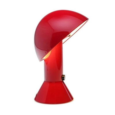 Lampa stołowa Elmetto czerwona Martinelli Luce
