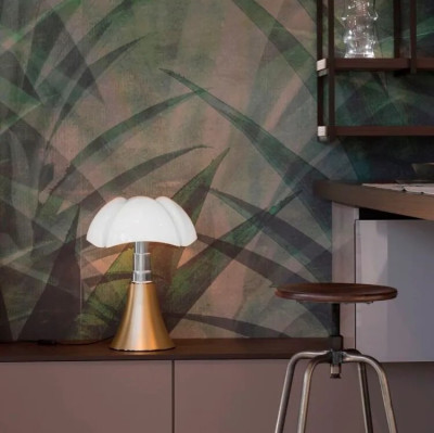 Lampa stołowa Pipistrello Med mosiężna Martinelli Luce