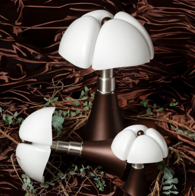 Lampa stołowa Pipistrello Mini ciemnobrązowa Martinelli Luce