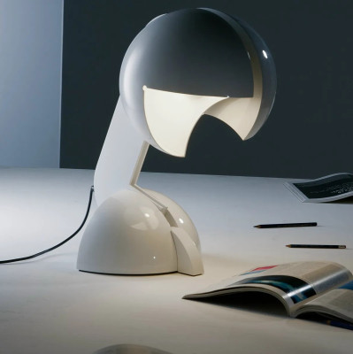 Lampa stołowa Ruspa biała Martinelli Luce