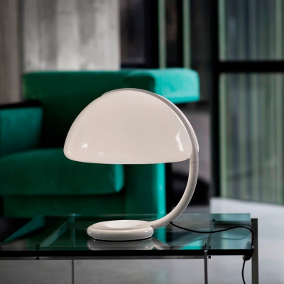 Serpente Tischlampe Weißer Martinelli Luce