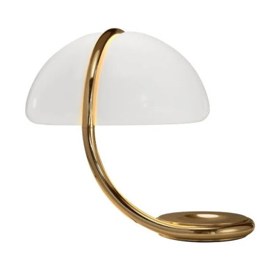 Serpente Tischlampe Goldener Martinelli Luce