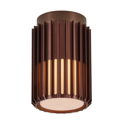 Lampa sufitowa zewnętrzna Aludra brązowa