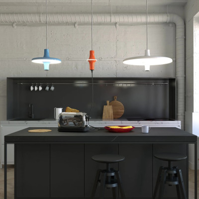 Lampa wisząca Avro Junior 2700K niebieska Martinelli Luce