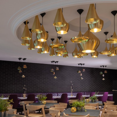Lampa wisząca Beat Stout mosiężna Tom Dixon