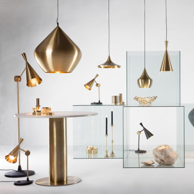 Lampa wisząca Beat Fat mosiężna Tom Dixon