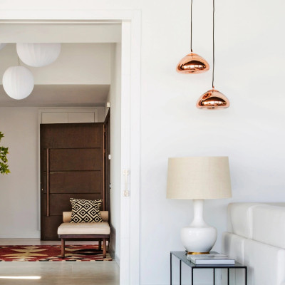 Void Medium Miedziana Tom Dixon Hanging Lampe
