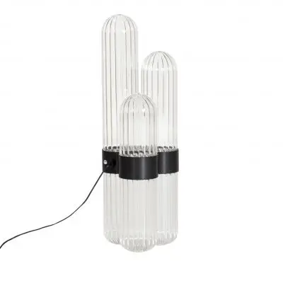 Lampa Cactus Mała Transparentna-Czarna Pulpo