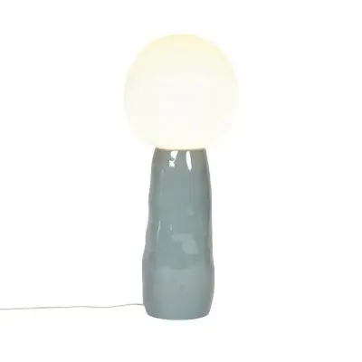 Lampa Kokeshi Mała Biało-Szara Pulpo