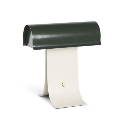 Lampa Stołowa Archive 25 Cm Zielono Szara Northern