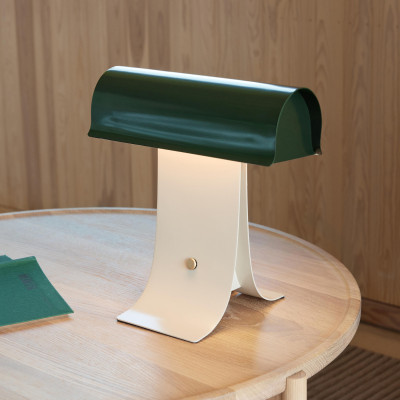 Archive table lamp 25 cm green gray Northern