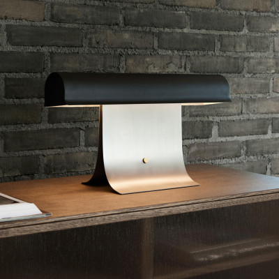 Archive table lamp 50 cm black and steel Northern
