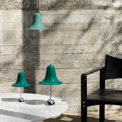 Lampa Stołowa Pantop Ciemny Turkus Verpan
