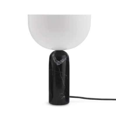 Lampa stołowa Kizu 35 cm czarny marmur New Works