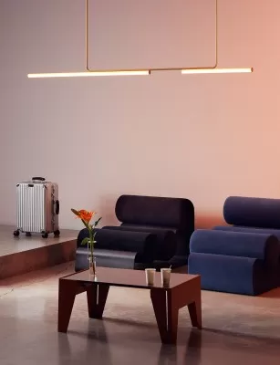Ambrosia 210 Matt Gold Závěsná lampa Marset