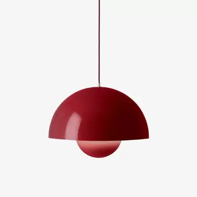 Lampa Wisząca Flowerpot VP2 Vermillion Red Andtradition