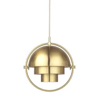 Lampa Wisząca Multi-Lite 22,5 Cm Shiny Brass Gubi