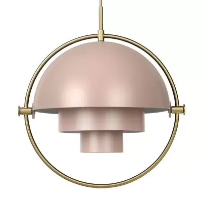 Lampa Wisząca Multi-Lite Brass Rose Dust Semi Matt Gubi