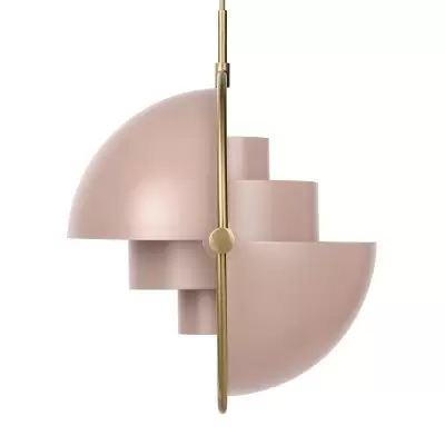 Lampa Wisząca Multi-Lite 32 cm Brass Rose Dust Semi Matt Gubi