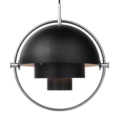 Lampa Wisząca Multi-Lite Chrome Black Semi Matt Gubi