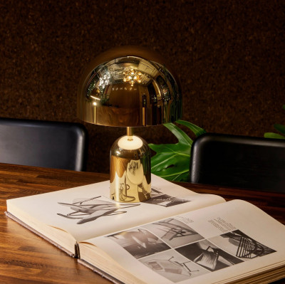 Lampa bezprzewodowa Bell Led złota Tom Dixon