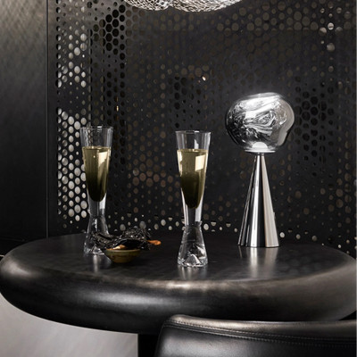 Lampa bezprzewodowa Melt srebrna Tom Dixon