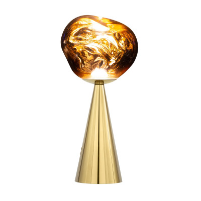 Lampa bezprzewodowa Melt złota Tom Dixon