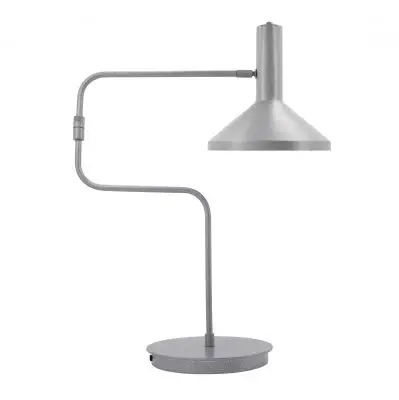 Lampa biurkowa szczotkowane srebro Monograph