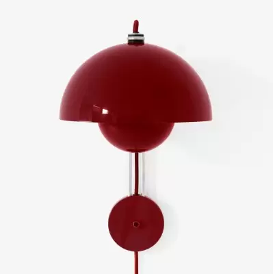 Lampa Ścienna Flowerpot VP8 Vermilion Red Andtradition