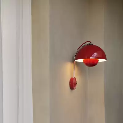 Lampa Ścienna Flowerpot VP8 Vermilion Red Andtradition