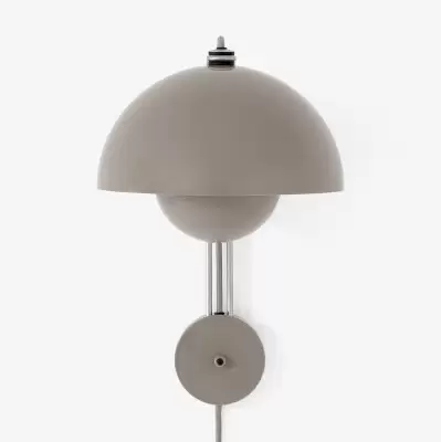 Lampa Ścienna Flowerpot Vp8 Grey Beige Andtradition