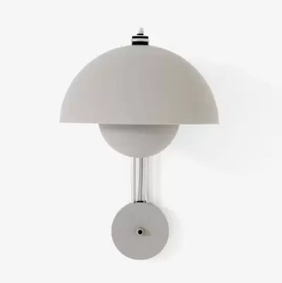 Lampa Ścienna Flowerpot VP8 Matt Light Grey Andtradition