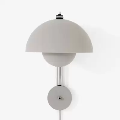 Lampa Ścienna Flowerpot Vp8 Matt Light Grey Andtradition