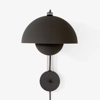 Lampa Ścienna Flowerpot Vp8 Matt Black Andtradition