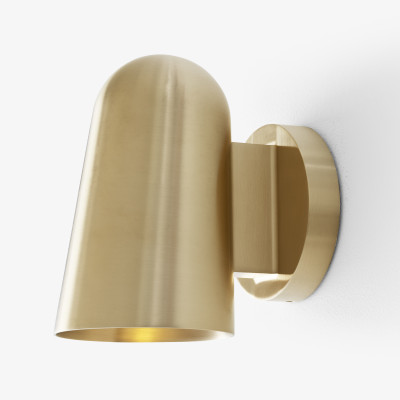 Lampa Ścienna Solid Sc105 Mosiężna Andtradition