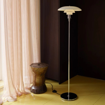 Lampa podłogowa PH 3 chromowana Louis Poulsen