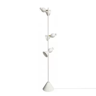 Lampa podłogowa Alouette 3 birds biała Atelier Areti