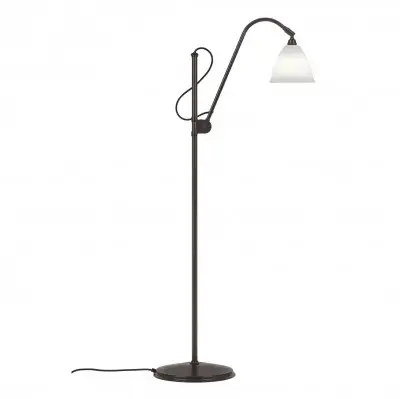 Lampa Podłogowa Bestlite Bl3 16 Cm Czarny Mosiądz Porcelana Gubi