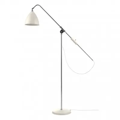 Lampa podłogowa Bestlite BL4 stal chromowana biała matowa Gubi