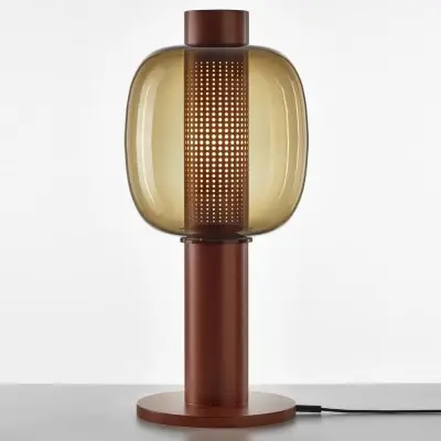 Lampa podłogowa Bonbori 80 cm cm przydymiony brąz Brokis