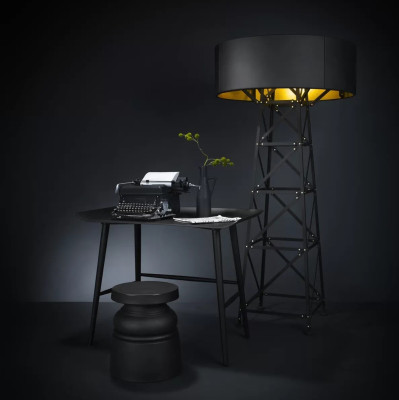 Lampa podłogowa Construction 185 cm czarna Moooi