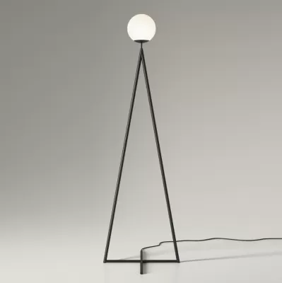 Lampa podłogowa One 184 cross base czarna Atelier Areti